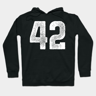 Rough Number 42 Hoodie